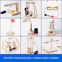 Pequeño juego de juguetes de Ingeniería de Ciencia DIY Musical para estudiantes de escuela primaria tecnología invención artesanías educativas