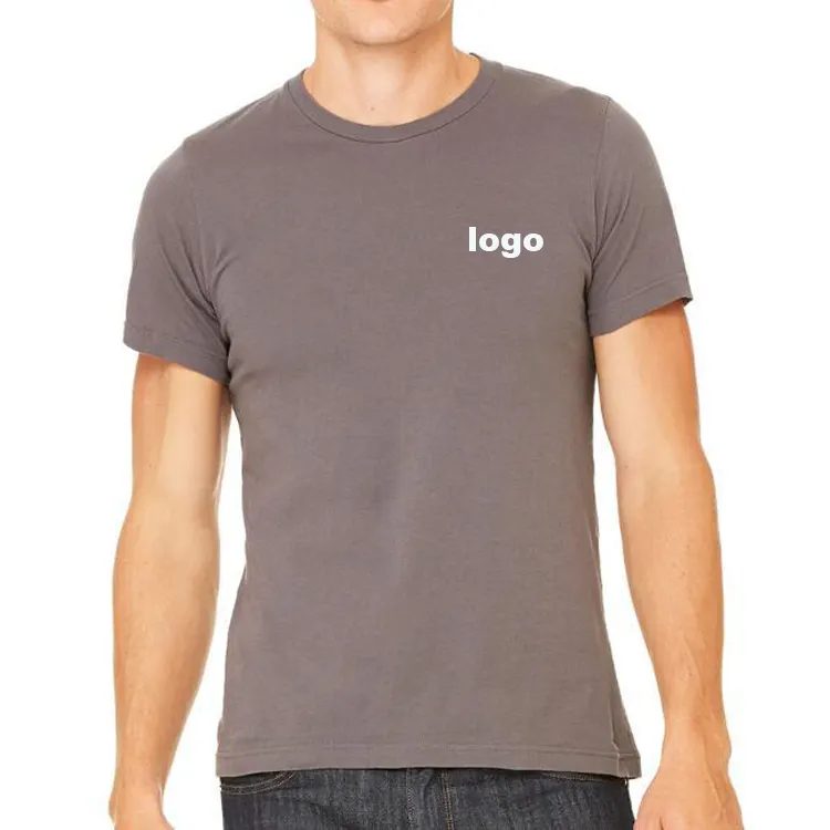 Preiswert niedriges MOQ Unisex-Design Ihr eigenes einfaches einfarbiges individuelles amerikanisches Kleidungsstück Sport-T-Shirt