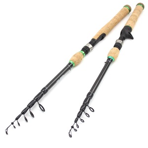 <span class=keywords><strong>Canne</strong></span> à pêche télescopique en fibre de carbone Newbility Carbon Cork <span class=keywords><strong>Casting</strong></span> Rod Spinning Rod 1.8m 2.1m 2.4m 2.7m - Product Image 4