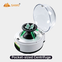 Mini-centrifugeuse de laboratoire PY-XZ-6000 6000 tr/min 2800xg, microcentrifugeuse de paillasse avec rotor composé pour 4 tubes de 2,0 ml