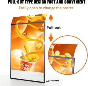 Custom Ultra-thin Menu LED Slim Advertising Light Box Wall Mounted Aluminum <b>Frame</b> Tempered Glass Lightboxes - Product Image 5