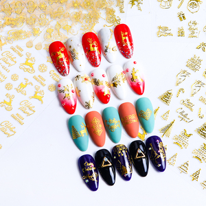 Gran oferta, diseños navideños personalizados para decoración <span class=keywords><strong>de</strong></span> <span class=keywords><strong>uñas</strong></span>, pegatinas <span class=keywords><strong>de</strong></span> corazón 2D para <span class=keywords><strong>uñas</strong></span>, suministros para <span class=keywords><strong>uñas</strong></span> al por mayor, Material plástico - Product Image 3