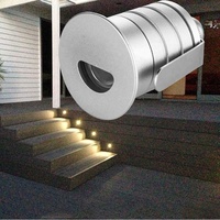Applique murale moderne 12V DC LED pour escalier, corps en aluminium, installation encastrée décorative pour la maison, hôtel, jardin, salon, nouveauté