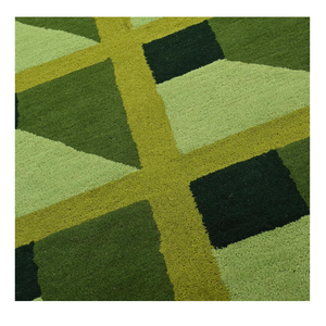 Tapis floral de style gustavien 100% laine personnalisable ton vert luxuriant doux épais tufté à la main pour la décoration de sol de la maison tapis de jardin - Product Image 6