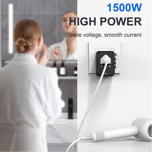 อะแดปเตอร์แปลงไฟสากล ชาร์จเร็ว 5A 3 พอร์ต USB-A และ USB-C สำหรับปลั๊กไฟยุโรป - Product Image 5