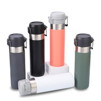 Vente chaude 800ml Double Paroi En Acier Inoxydable Isolé Bouteille D'eau Tasse À Café Avec Conception Étanche Pour Les Sports De Plein Air