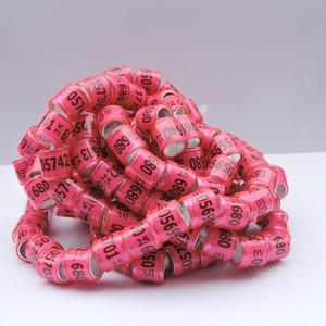 Anello <span class=keywords><strong>2025</strong></span> in alluminio-plastica per uccelli multi-colore per le gambe dei piccioni da corsa con lettere e anello per le gambe degli uccelli in metallo - Product Image 4