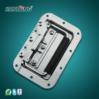 Poignée de porte pliante à commande tactile ambidextre SK4-0024-QN01, finition chromée brillante, poignée en caoutchouc - Design industriel, garantie 1 an