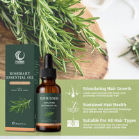 Huile Essentielle de Romarin Biologique Certifiée, Parfum Frais et Doux, Favorise la Croissance Capillaire, Anti-Chute, Soin du Cuir Chevelu, Épaississement des Cheveux, 100% Pure, Pressée à Froid