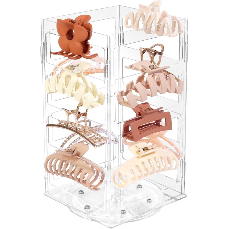 Acrylic Claw Clip Organizer Holder Vertical