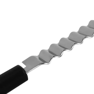 3cr13 <span class=keywords><strong>Couteau</strong></span> <span class=keywords><strong>de</strong></span> coupe froissé en acier inoxydable <span class=keywords><strong>Couteau</strong></span> <span class=keywords><strong>de</strong></span> <span class=keywords><strong>cuisine</strong></span> pour pommes <span class=keywords><strong>de</strong></span> terre frites - Product Image 2