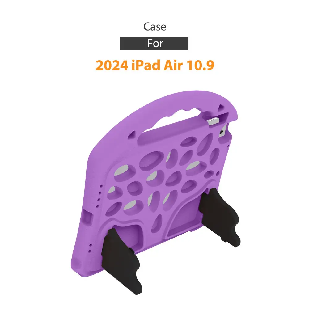 Caso di Eva Ipad per 2024 aria 10.9 10.2 Tablet da viaggio in schiuma custodie Mini 1 2 3 4 5 Cover protettiva cartone animato supporto