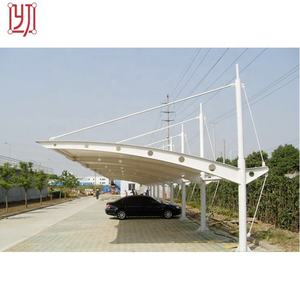 โครงสร้างเหล็กเคลือบพีวีดีเอฟ โครงสร้างเมมเบรนแบบดึง สำหรับเต็นท์จอดรถ - Product Image 6