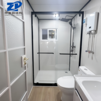 Maisons conteneurs de luxe à emballage plat, maisons conteneurs abordables disponibles pour une habitation immédiate avec escalier extérieur