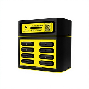 Station de location de batteries externes avec logo personnalisé, borne de recharge pour téléphones portables, fabrication OEM ODM pour hôtels, cafés, aéroports et événements - Product Image 5