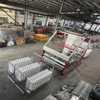 Métier à tisser circulaire professionnel intégré avec tissage à 6 navettes et enroulement double