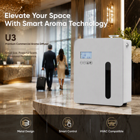 Diffuseur d'arômes commercial en métal 300 ml, contrôle intelligent Bluetooth Wifi, diffuseur de parfum HVAC, machine à parfum OEM 2026, best-seller