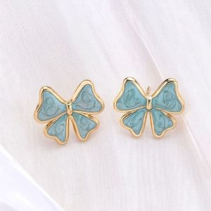 Pendientes de Mariposa de Acero Inoxidable Esmaltado Coloridos al por Mayor para Mujer, Joyería de Moda Minimalista de Acero de Titanio - Product Image 4