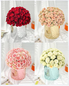 ชุดกล่องดอกไม้ทรงกลมแบบกระจก <span class=keywords><strong>3</strong></span> ชิ้น กล่องบรรจุภัณฑ์ดอกไม้ทรงกลมแบบกระจก กล่องดอกไม้วาเลนไทน์ กล่องดอกไม้ศิลปะดอกไม้ กล่องดอกกุหลาบ - Product Image 3