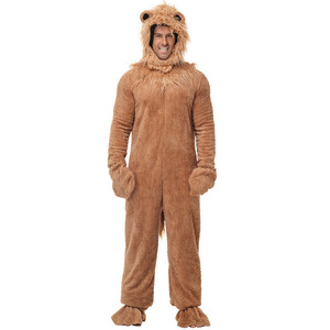 Disfraz de León de Felpa Suave para Halloween, Lindo Disfraz de León Pequeño para Adultos y Niños - Product Image 2