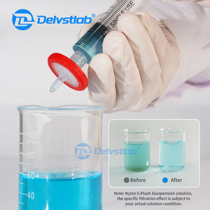 ไนลอน Pes Ptfe mac 25มม. 0.22ไมครอน 0.45ไมครอน จีน ผลิตภัณฑ์สำหรับห้องปฏิบัติการ เข็มฉีดยาแบบใช้แล้วทิ้งพร้อมตัวกรองลูเออร์ สำหรับห้องปฏิบัติการในมหาวิทยาลัย - Product Image 5