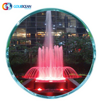 Fontaine d'eau musicale dansante de petite taille, personnalisable, en pierre, pour jardin, maison, parc, centre commercial, hôtel