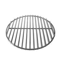 Grille chauffante en acier inoxydable résistant à la corrosion et à la chaleur pour barbecue à charbon de bois, plateau supérieur pour barbecue à bouilloire de 57 cm, accessoires pour barbecue