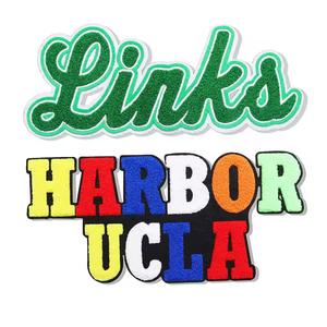 Patch en chenille personnalisé en feutre et résine, thermocollant, avec logo dessin animé, couleurs assorties, pour vêtements, vente en gros OEM - Product Image 3