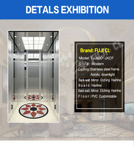 Ascenseurs résidentiels FUJICL pour intérieur/extérieur, design contemporain, entraînement AC, prix d'usine abordable pour villas - Product Image 2