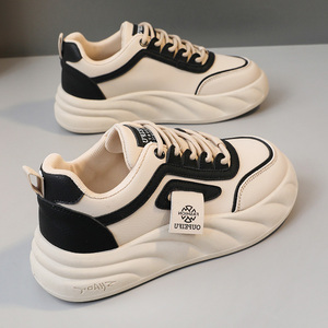 Nouvelles Chaussures Décontractées pour Femmes 2026 – Baskets Tendance à Semelle Épaisse Rehaussante, Style Étudiant, Bout Rond - Product Image 1
