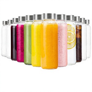 Bouteille d'eau en verre borosilicate de haute qualité avec couvercle en acier inoxydable, anti-fuite, réutilisable, pour la maison, le bureau, la salle de sport et les voyages - Product Image 4