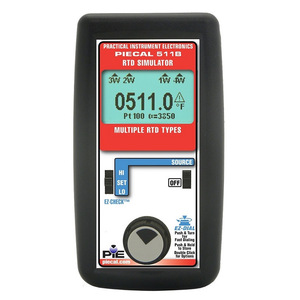 Simulador de RTD Piecals 511B, Calibrador de Temperatura Pt100 Portátil, Múltiples Tipos de RTD - Product Image 1