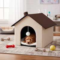 Maison pour animaux de compagnie amusante et luxueuse pour petits chiens et chats, lit pour animaux de compagnie, niche pour chien