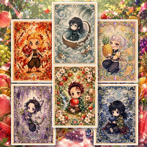 Cartes à collectionner d'anime japonais Nezuko Zenitsu Tanjiro, cartes à échanger de <span class=keywords><strong>manga</strong></span> japonais, coffret cadeau surprise pour les fans américains - Product Image 3