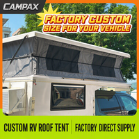 Tente de camping 4 saisons Pop Camper 450D Oxford, installation manuelle, protection UV50+, plancher en nid d'abeille en aluminium, garantie 5 ans, Dachzelt