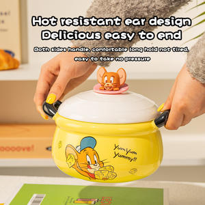 <span class=keywords><strong>Tom</strong></span> and <span class=keywords><strong>Jerry</strong></span> - Tazón de Cerámica Ecológico de 1100 ml con Tapa y Asa, y Caja de Regalo para Regalos, Uso Doméstico y Niños - Product Image 6