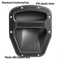 Poignée en plastique pour audio professionnel, boucle de poignée latérale, poignée latérale, barre horizontale en aluminium 215*175mm