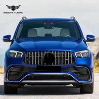 Nouvel arrivage : Kit carrosserie pour Mercedes-Benz GLE W167 2020-2022, mise à niveau style AMG GLE53, pare-chocs avant et calandre Panamericana.