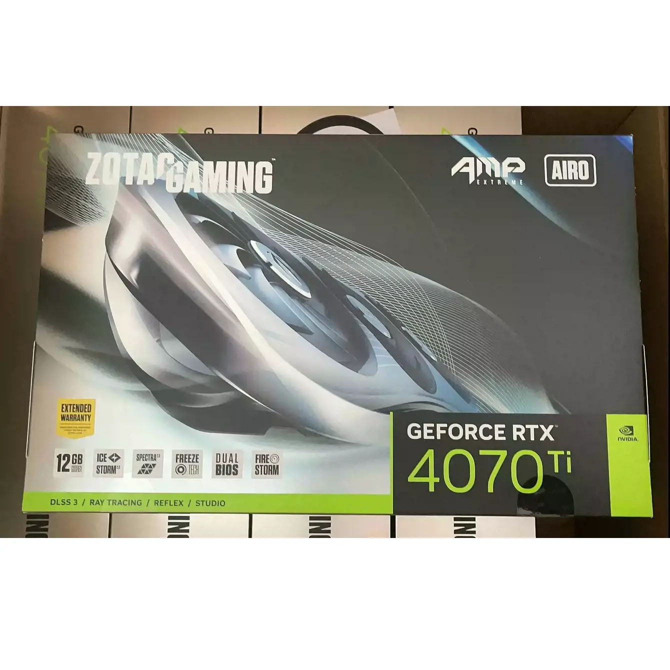 4070ti ZOTAC GeForce RTX 4070 Ti 12GB AMP EXTREME AIRO G6X 192 bit 16pin Gaming graphics card