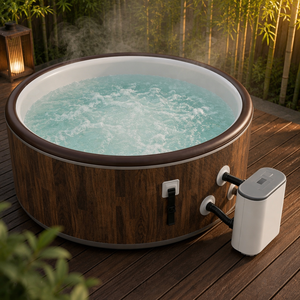 <span class=keywords><strong>Spa</strong></span> gonflable commercial 4 personnes, résistant aux intempéries, portable, avec massage par bulles, pour usage en resort, hôtel et jardin - Product Image 3