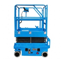 Plateforme élévatrice à ciseaux hydraulique électrique portable d'intérieur Ofy 300 kg compacte 5 m