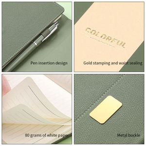 Wholesale A5 Pu Leather Premium Custom Notebook Gift Set With <b>Pen</b> for Business - Product Image 4