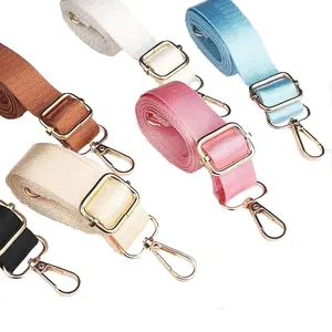 Tas tangan lebar dompet tali pengganti dapat diatur tas selempang nilon tas bahu tali untuk tas DIY