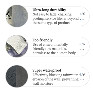 MIGLIORE <span class=keywords><strong>Panneaux</strong></span> muraux flexibles en fausse pierre imperméables Installation facile Carrelage extérieur en béton pour la décoration murale de magasin - Product Image 5