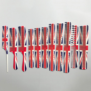 Custom logo high quality straight Hair Combs Pro Salon Hairdressing Antistatic Carbon Fiber Comb For Barber Hair Cutting