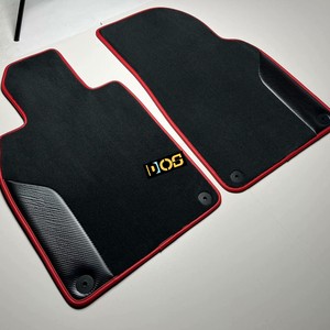 DOS Custom Black Auto Floor Liners with Carbon Fiber Side and GT3 Logo for <strong>Porsche</strong> 911 GT3 Special Floor <strong>Carpets</strong> - Product Image 4