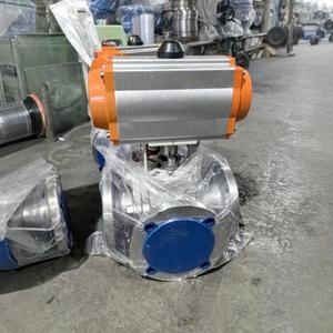 Válvula de Bola Neumática Flotante Q641F-16P, Tipo Interruptor Industrial DN125, Acero Inoxidable, Sello Suave Tipo O, Aplicaciones de Agua y Alimentos - Product Image 4