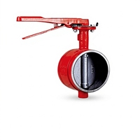 Válvula de Mariposa Ranurada de Acero Inoxidable 304/316 para Protección Contra Incendios, Manual de Fábrica