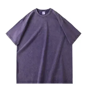300GSM हैवी वेट ओवरसाइज़्ड प्लेन कॉटन ड्रॉप शोल्डर प्लस साइज़ पुरुषों के लड़कों के लिए कस्टम टी शर्ट