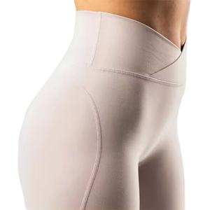 Pantalones Deportivos de Tela Suave y Transpirable, Cintura Alta, para Mujer, Leggings de Yoga para Gimnasio y Fitness - Product Image 6